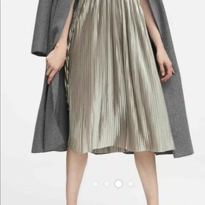 Banana Republic Silver Metallic dress